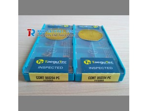 Place of Origin: Korea
Brand Name: Taegutec
Model Number: All model 
Material: Tungsten carbide insert
Usage:  Turning Tool 
Color:yellow/black/grey
Hardness: 60-350 
Coating: PVD/CVD 
Price: More competitive 
Delivery: Within 7-15days
